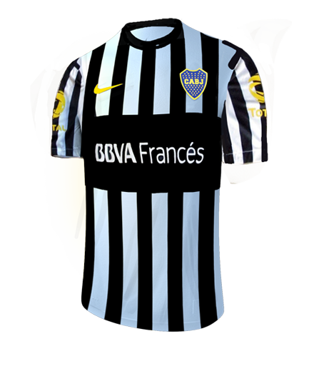 camiseta Boca Jrs. 2012 Alt.