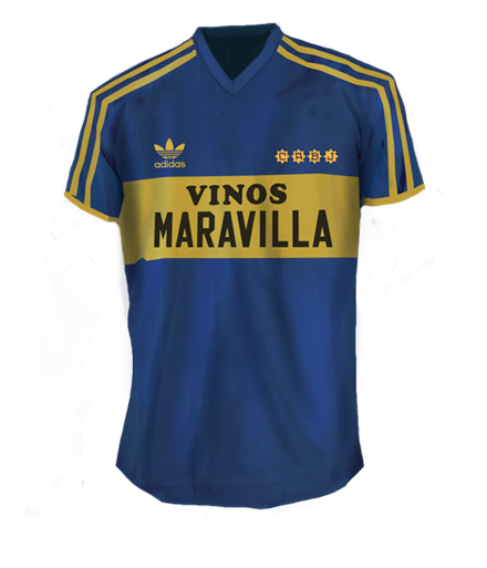 camiseta Boca Jrs. 1983