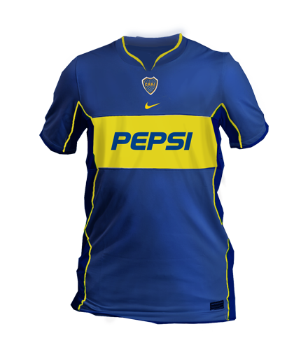 camiseta Boca Jrs. 2001