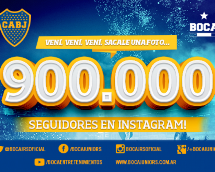 El Instagram oficial llegó a los 900.000 seguidores