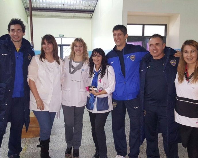 Boca solidario en Comodoro Rivadavia