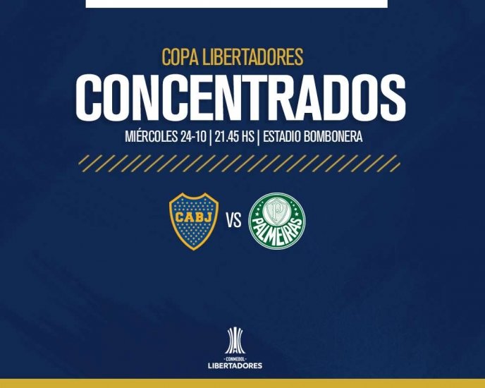 Concentrados ante Palmeiras