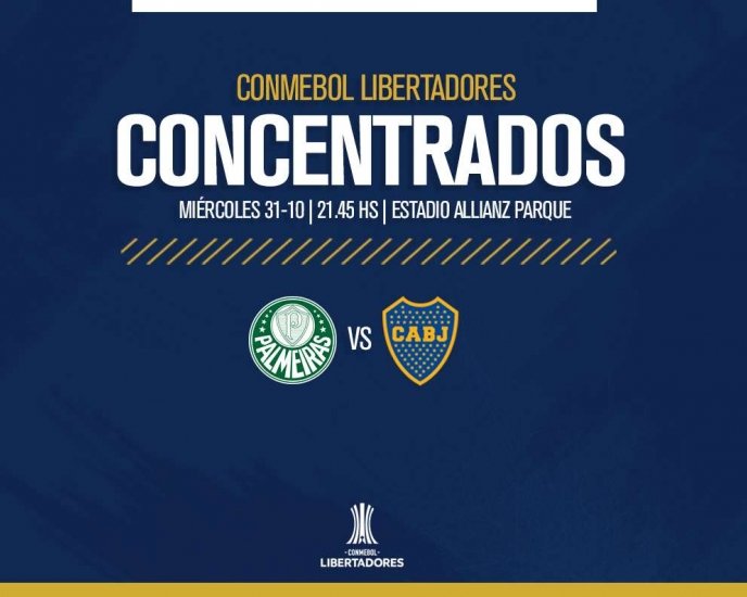 Concentrados ante Palmeiras