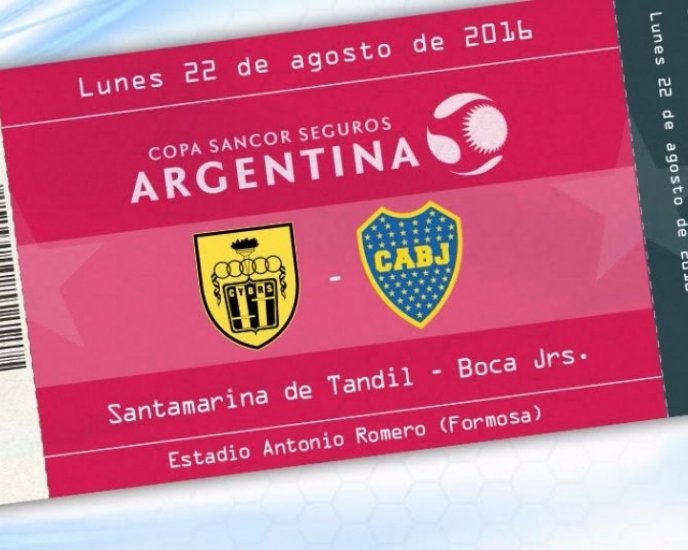 Venta de entradas Boca - Santamarina