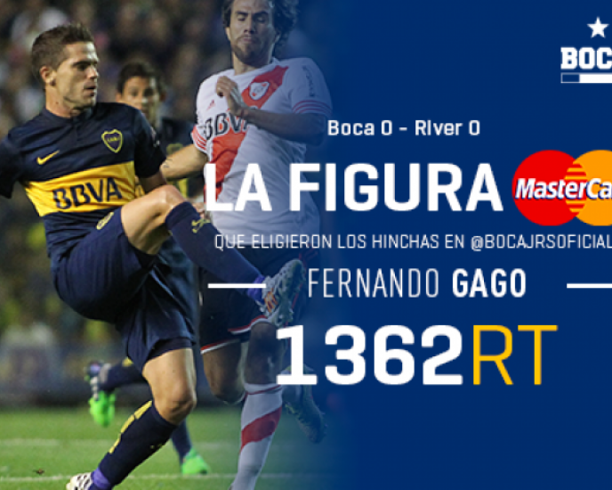 La figura para el hincha: Gago