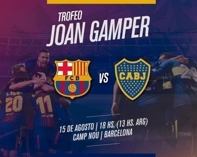 Boca jugará la Copa Joan Gamper