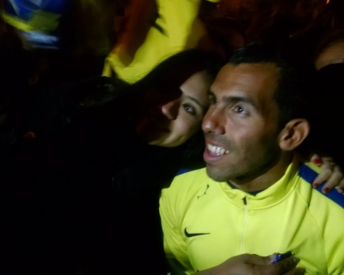 Tevez corazón