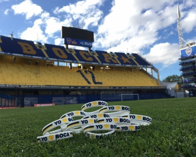 YO AMO A BOCA: PULSERAS SOLIDARIAS