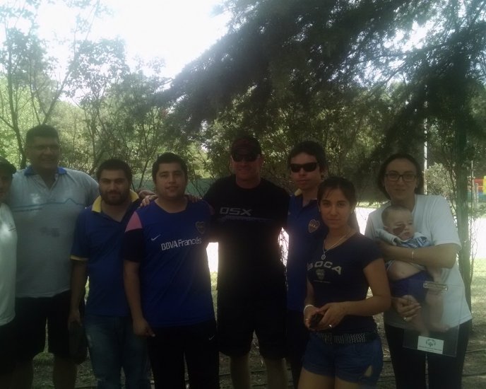 Los Xeneizes Mercedinos junto a APAD