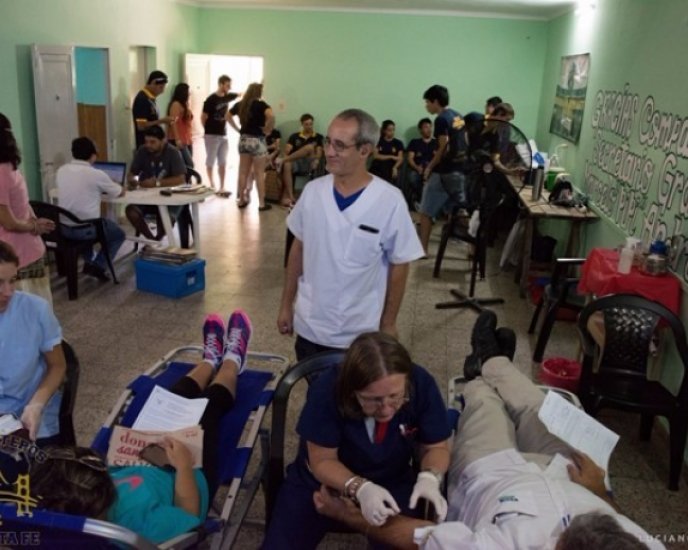 Donación de sangre en Santa Fe