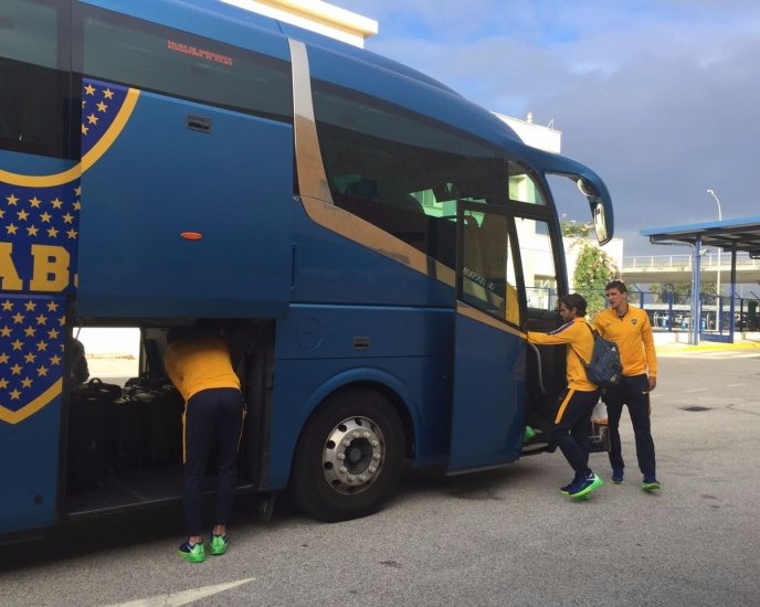 Boca ya está en España