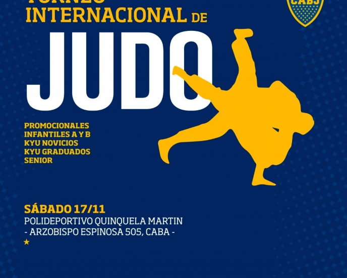 Torneo internacional de judo en Boca