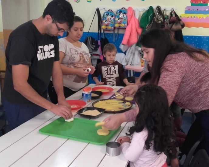 Actividades creativas en UPA La Boca