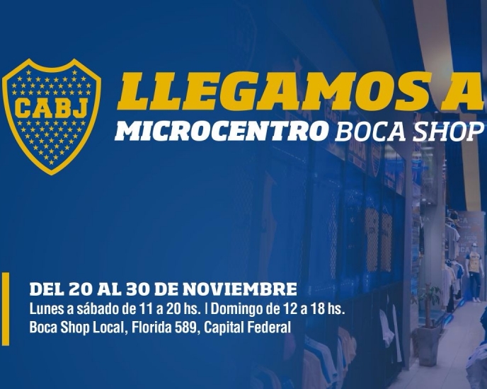 Boca llegó a Microcentro