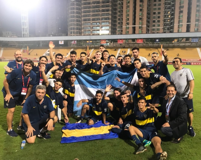 Otro éxito del fútbol juvenil: Boca, campeón en China